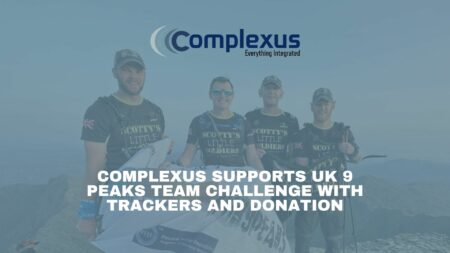 10.23 Complexus Supports UK 9 Peaks Team Challenge with Trackers and Donation