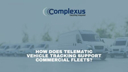 How does telematic vehicle tracking support commercial fleets