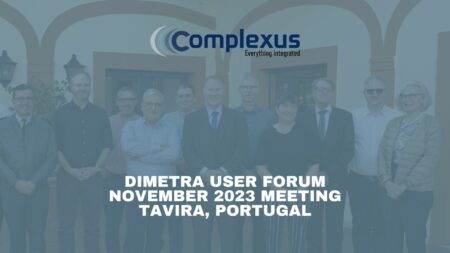 22.11 Dimetra User Forum November 2023 Meeting: Tavira, Portugal