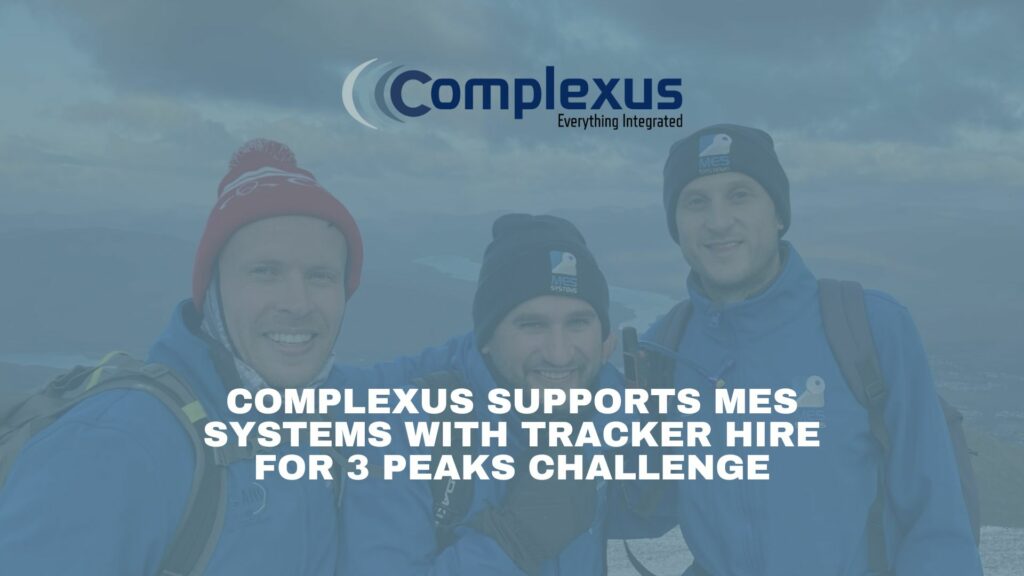 01.11 Complexus Supports mes systems with tracker hire for 3 peaks challenge