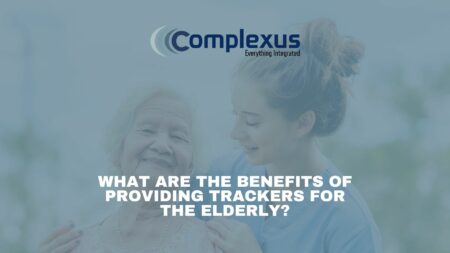 What are the benefits of providing trackers for the elderly?