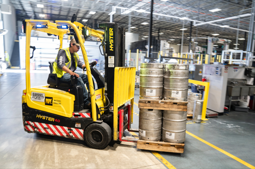 Forklift, plant machinery