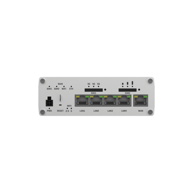 RUTX50 5G router back ports