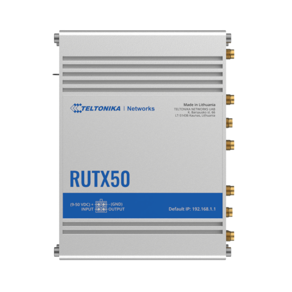 RUTX50 5G router front