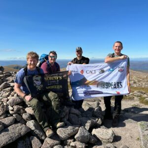 Scottys little soldiers doing the 9 peak challenge supported by Complexus using personal trackers