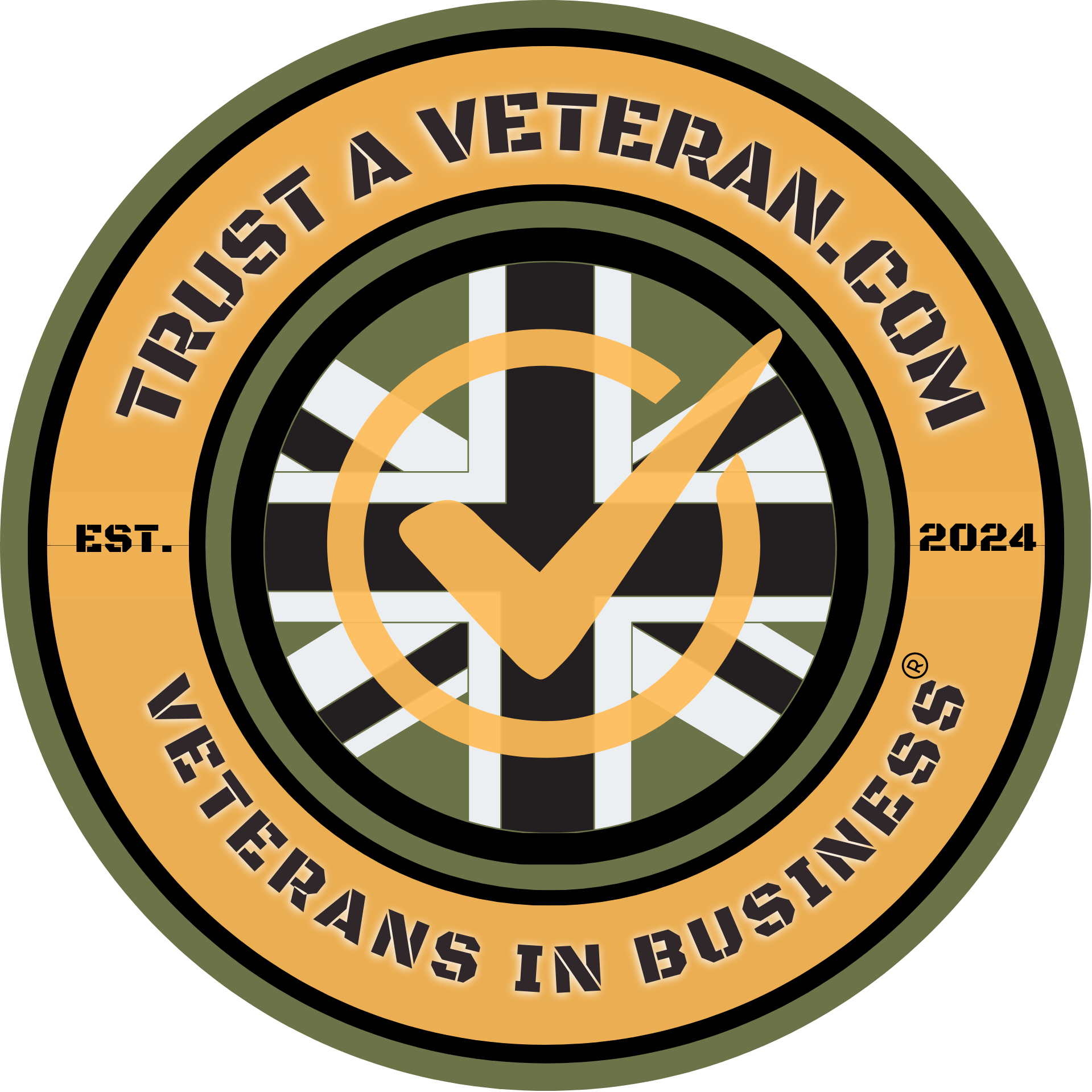 trust a veteran logo